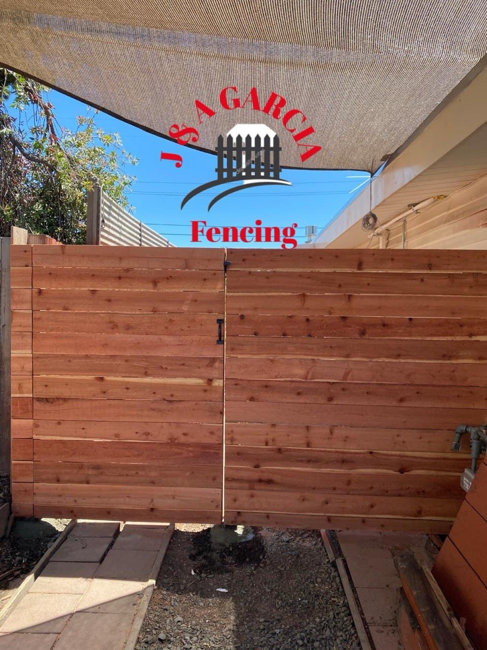 Horizontal Fence And Gate